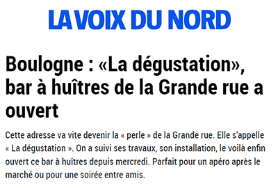 Article de Mélanie Carnot pour La Voix du Nord – 05/05/2023